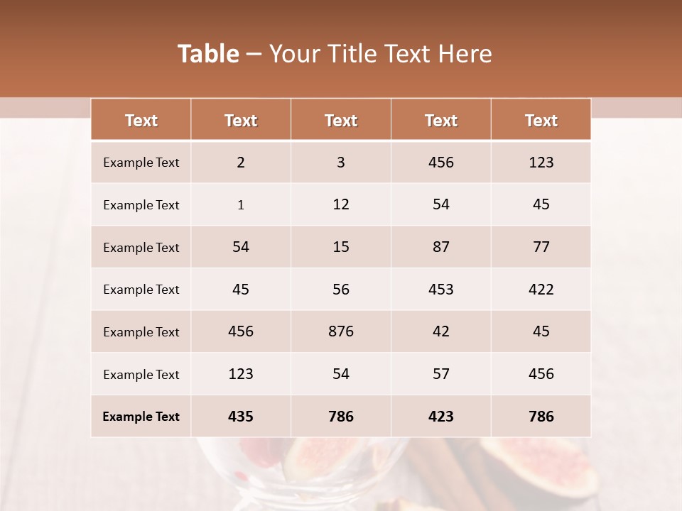 Appetizer Delicious Refreshment PowerPoint Template