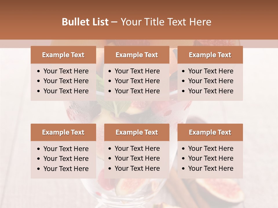 Appetizer Delicious Refreshment PowerPoint Template