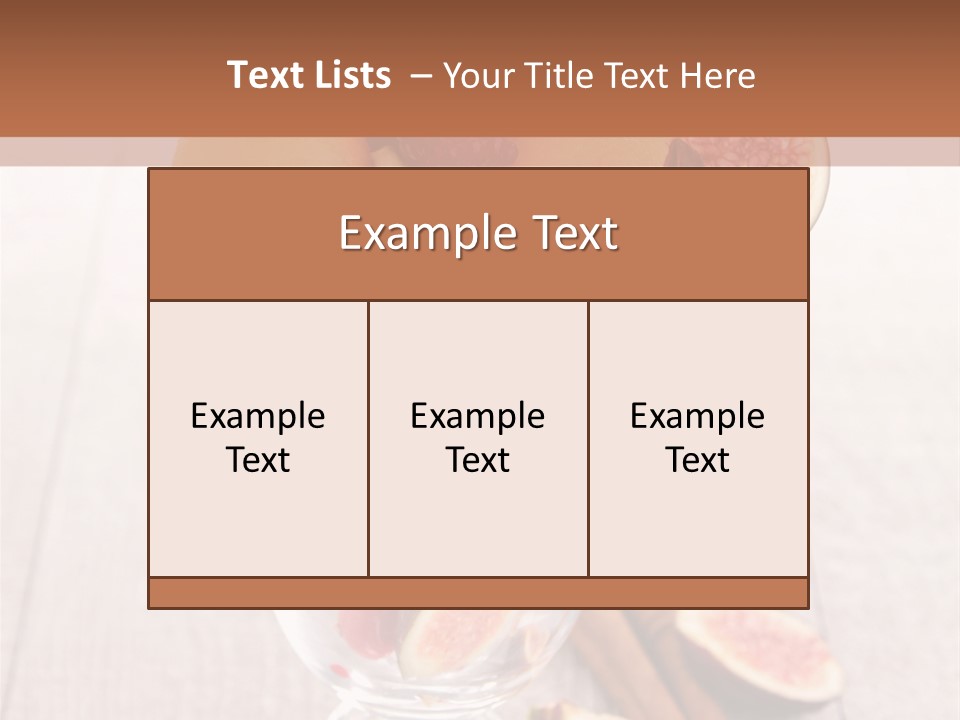 Appetizer Delicious Refreshment PowerPoint Template