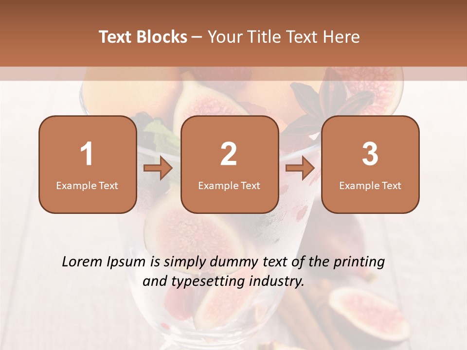 Appetizer Delicious Refreshment PowerPoint Template
