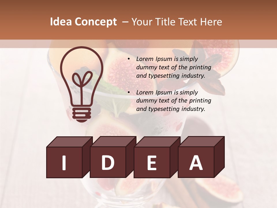 Appetizer Delicious Refreshment PowerPoint Template