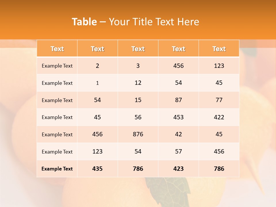 Diet Summer Healthy PowerPoint Template