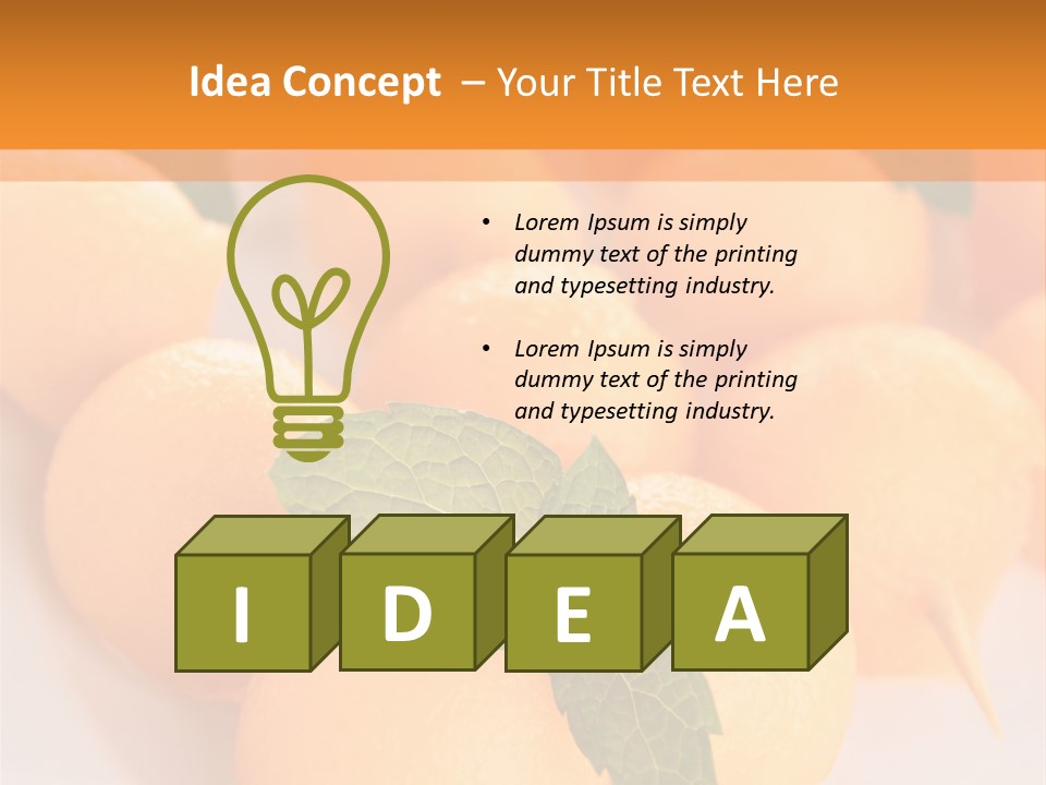 Diet Summer Healthy PowerPoint Template