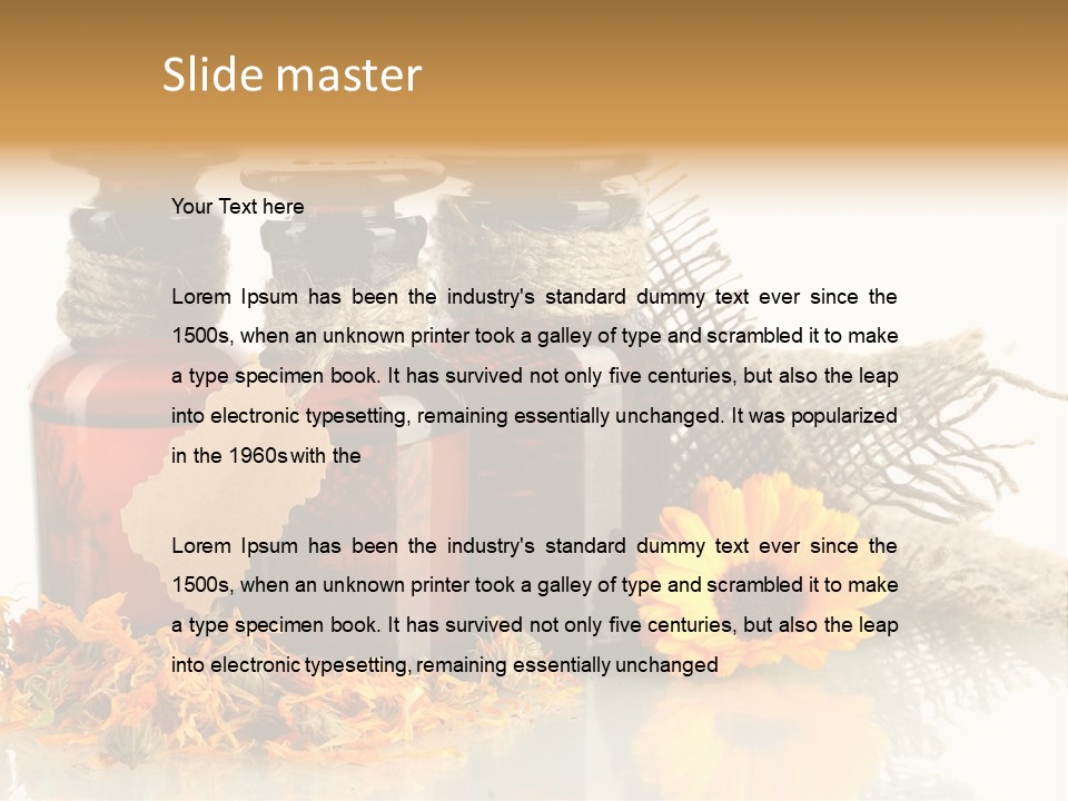 Curative Nature Aroma PowerPoint Template
