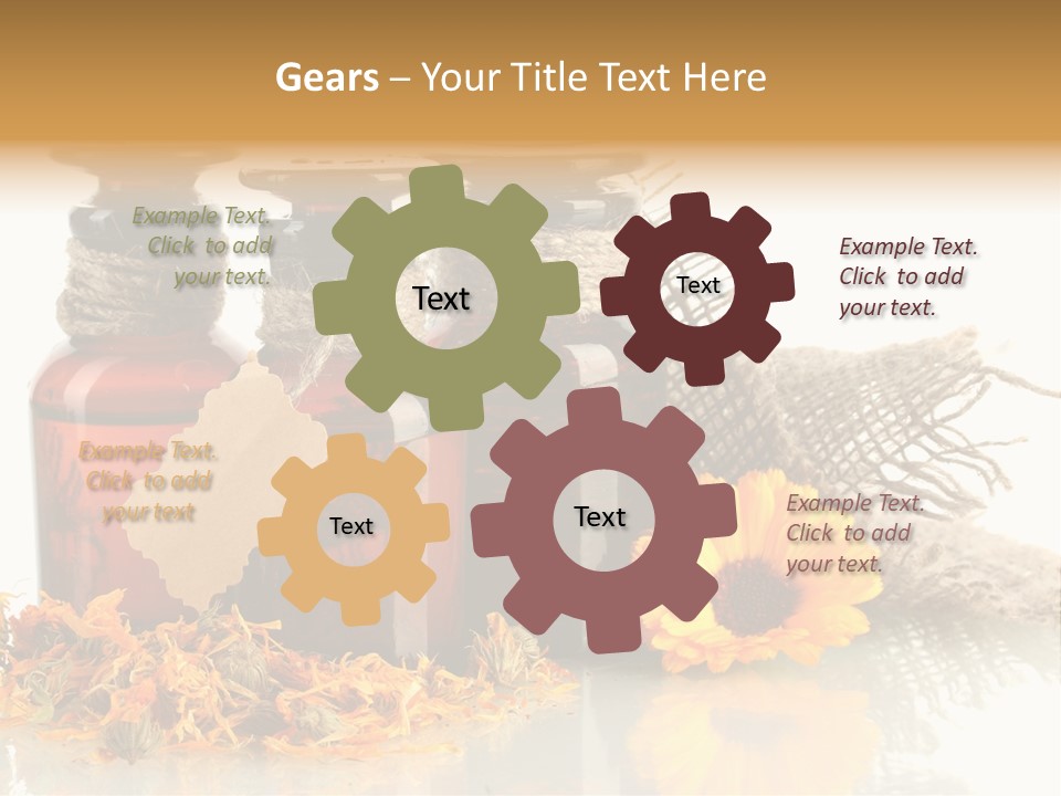 Curative Nature Aroma PowerPoint Template