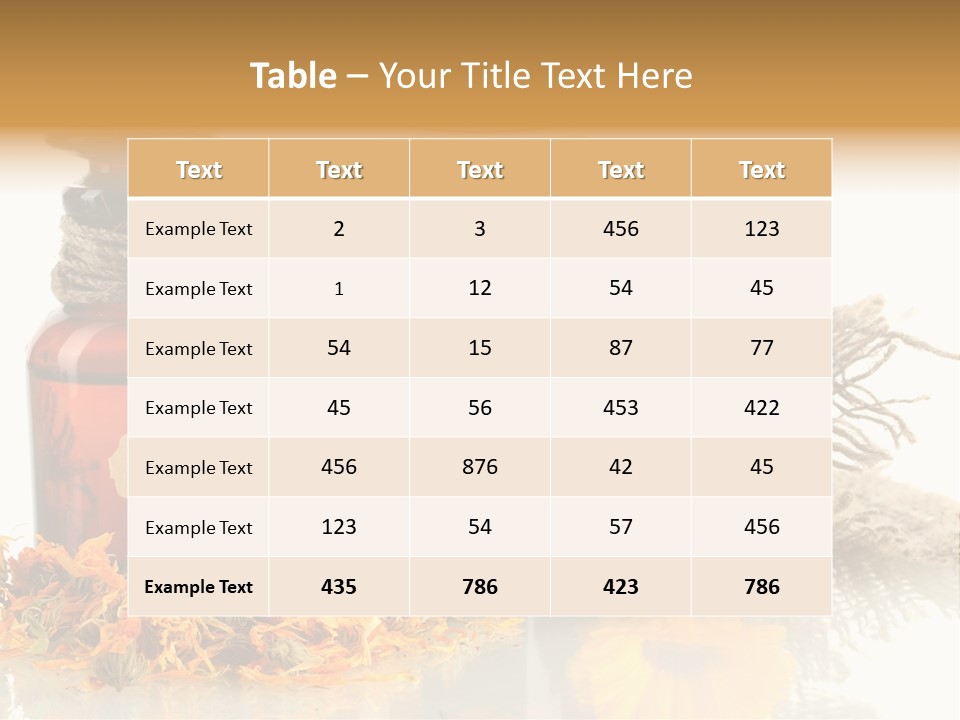 Curative Nature Aroma PowerPoint Template