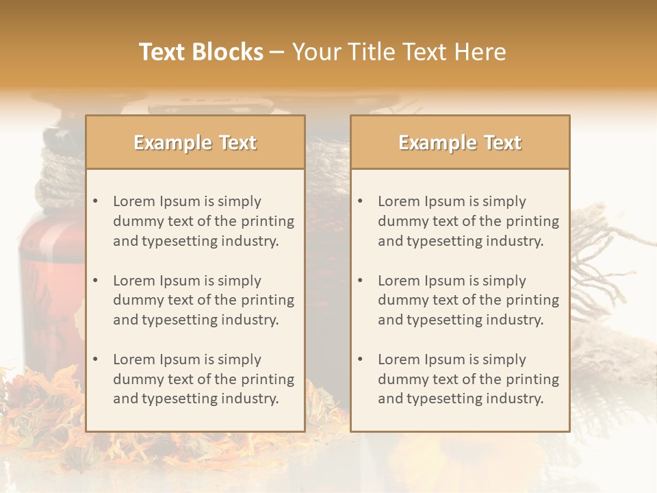 Curative Nature Aroma PowerPoint Template
