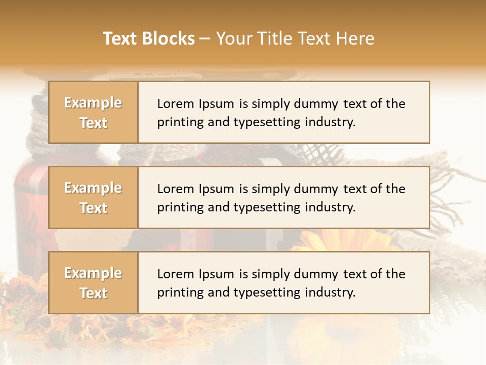 Curative Nature Aroma PowerPoint Template