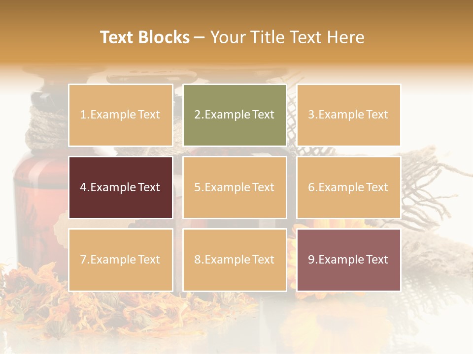 Curative Nature Aroma PowerPoint Template