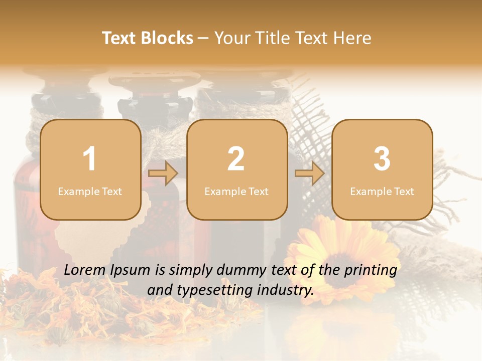Curative Nature Aroma PowerPoint Template