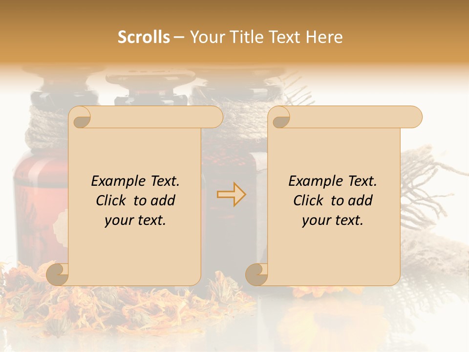 Curative Nature Aroma PowerPoint Template