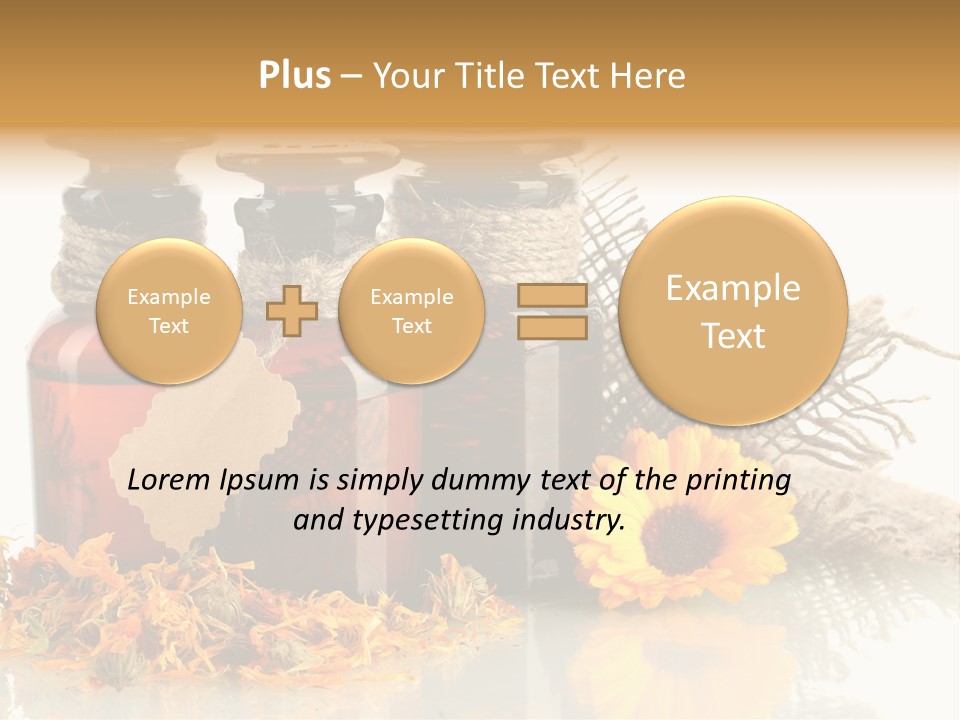 Curative Nature Aroma PowerPoint Template