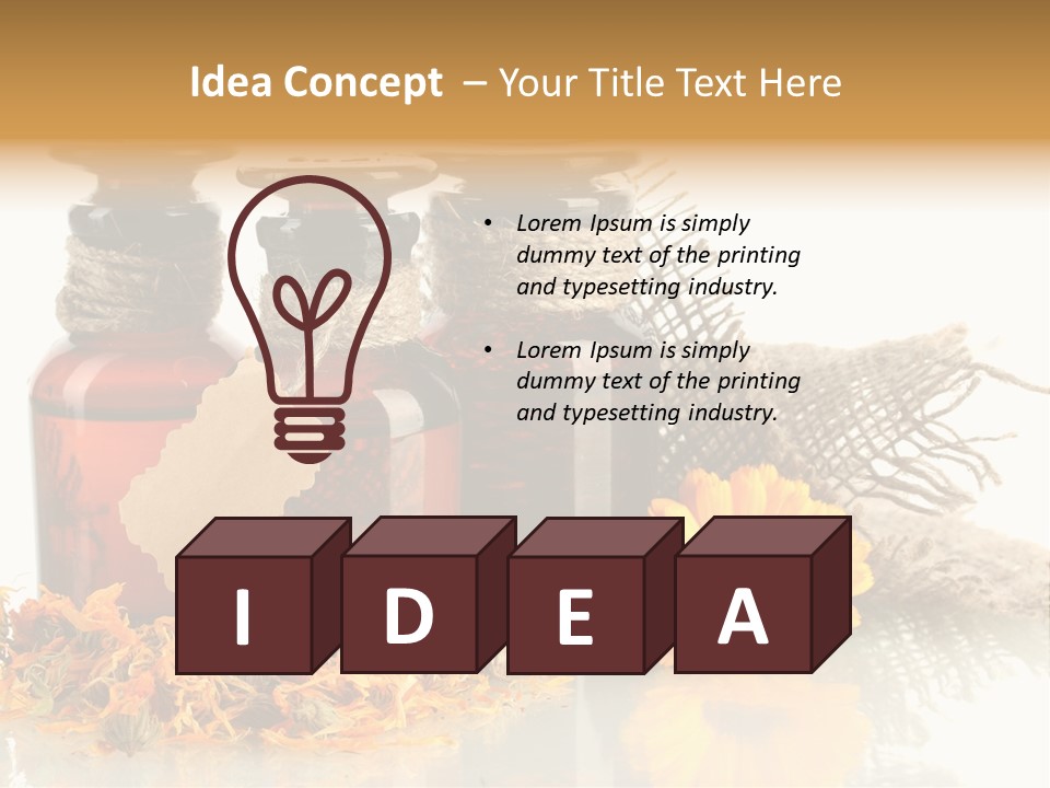 Curative Nature Aroma PowerPoint Template