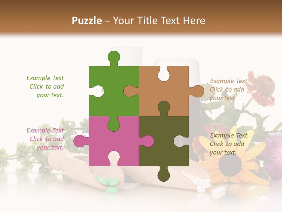 Brown Closeup Pharmacy PowerPoint Template
