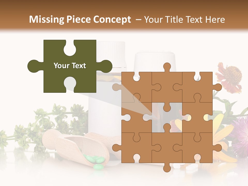 Brown Closeup Pharmacy PowerPoint Template