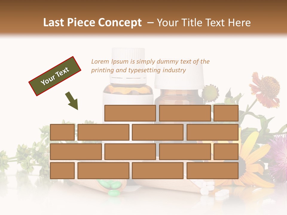 Brown Closeup Pharmacy PowerPoint Template