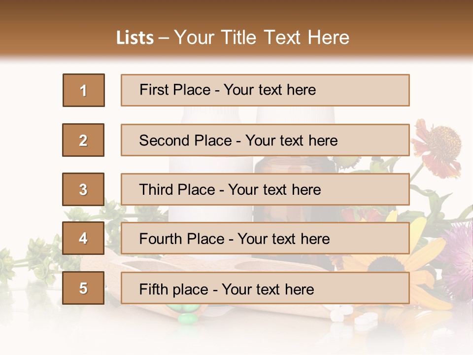 Brown Closeup Pharmacy PowerPoint Template