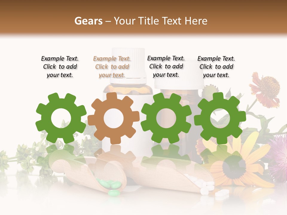 Brown Closeup Pharmacy PowerPoint Template