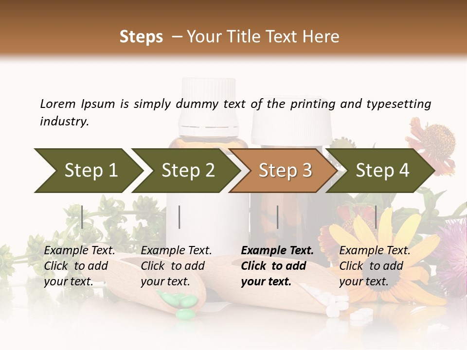 Brown Closeup Pharmacy PowerPoint Template