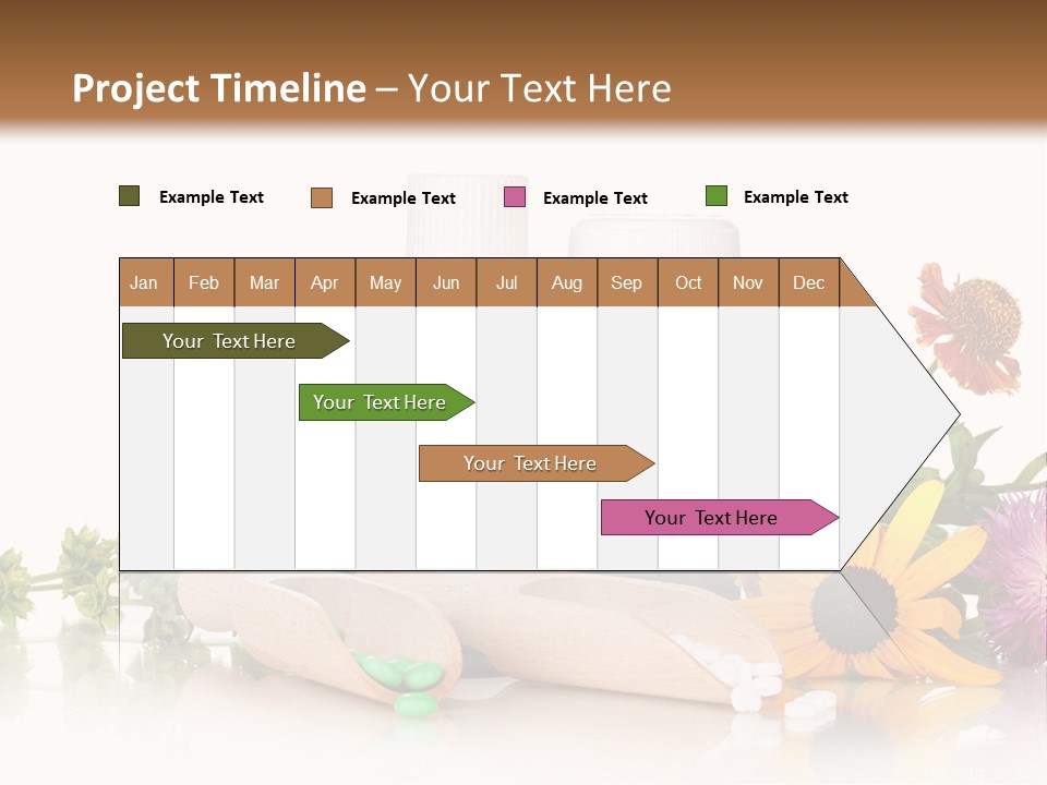 Brown Closeup Pharmacy PowerPoint Template