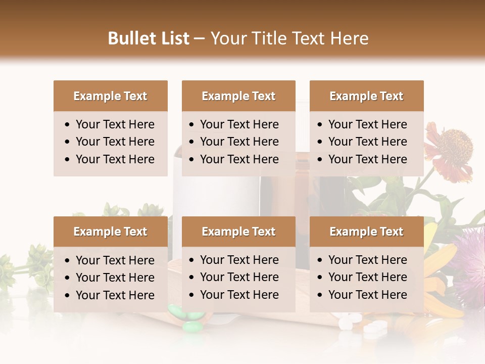 Brown Closeup Pharmacy PowerPoint Template