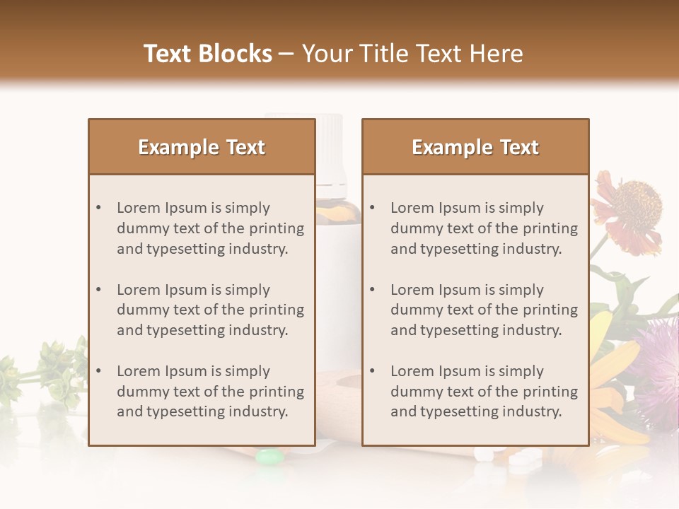 Brown Closeup Pharmacy PowerPoint Template