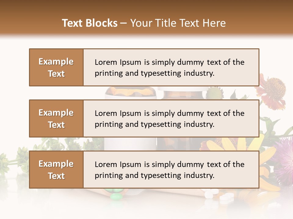 Brown Closeup Pharmacy PowerPoint Template