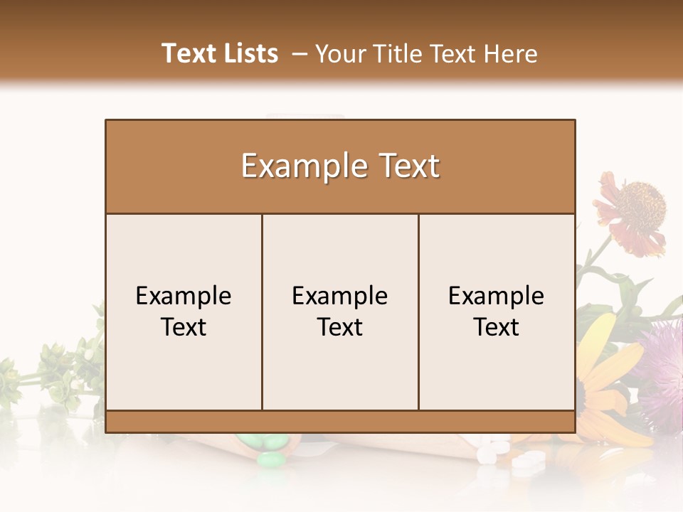 Brown Closeup Pharmacy PowerPoint Template