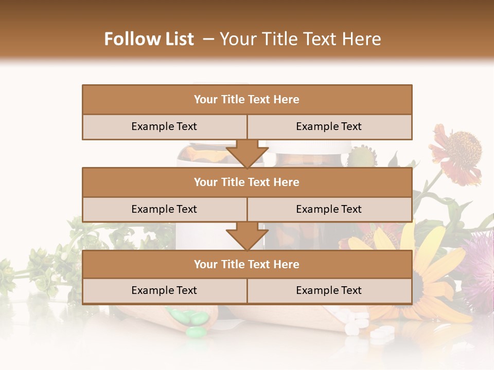 Brown Closeup Pharmacy PowerPoint Template