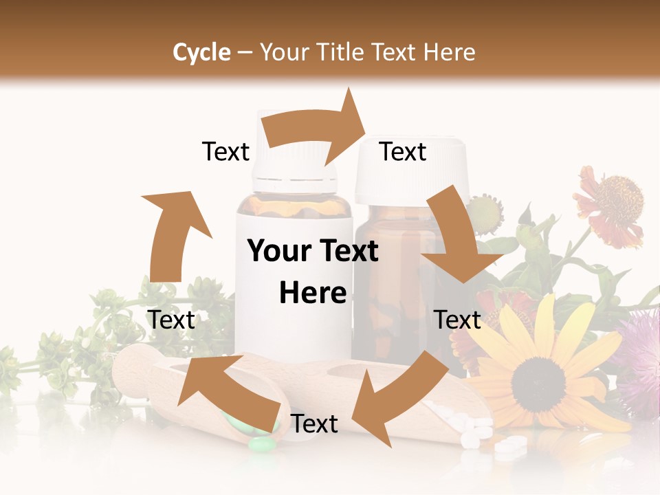Brown Closeup Pharmacy PowerPoint Template