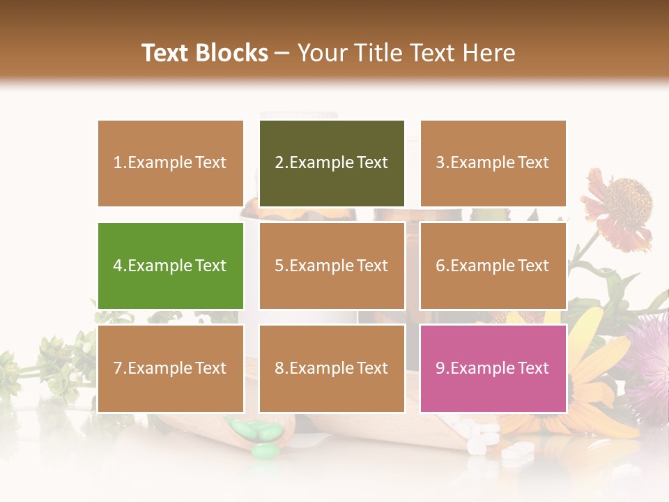 Brown Closeup Pharmacy PowerPoint Template