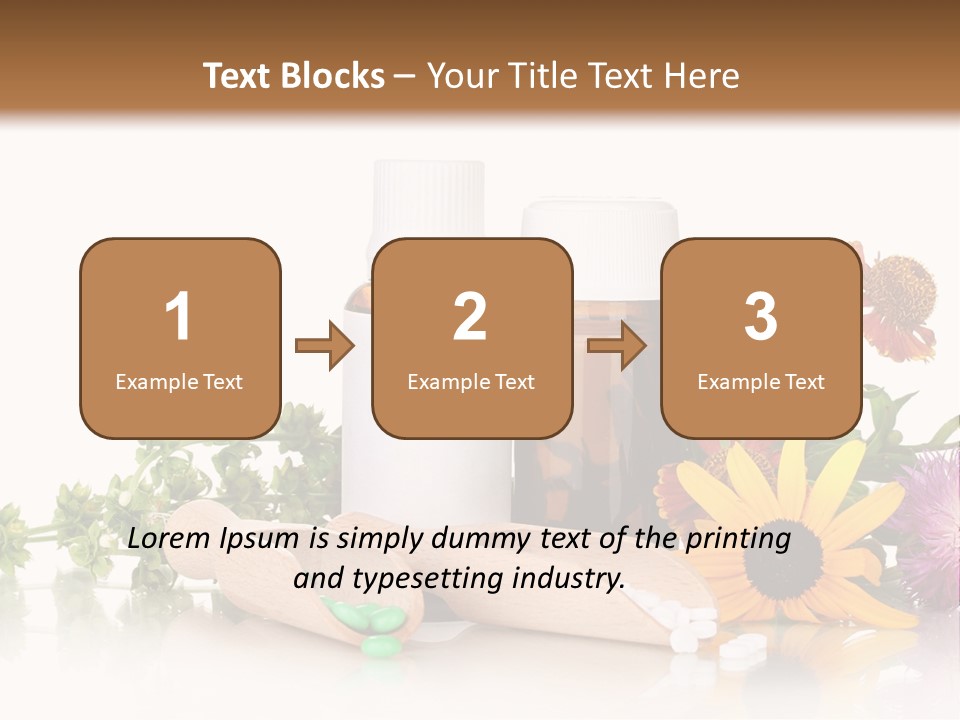 Brown Closeup Pharmacy PowerPoint Template