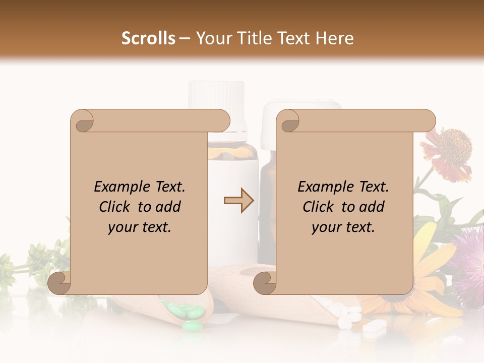Brown Closeup Pharmacy PowerPoint Template