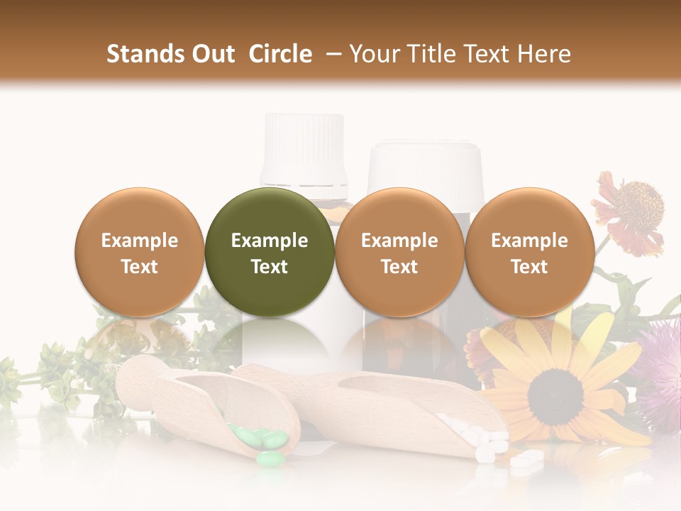 Brown Closeup Pharmacy PowerPoint Template