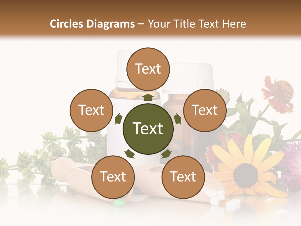 Brown Closeup Pharmacy PowerPoint Template