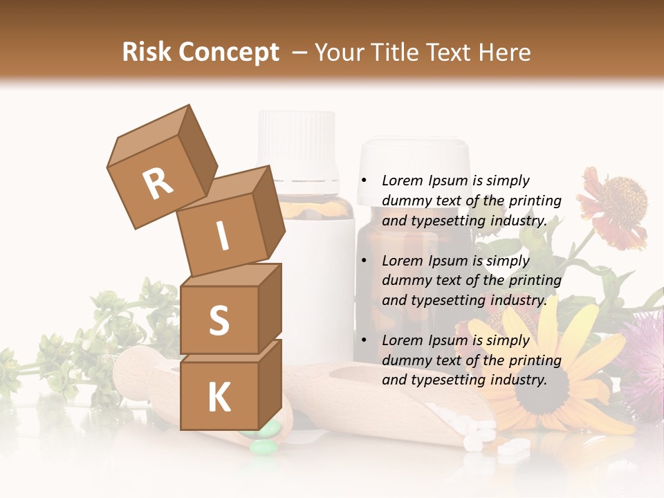 Brown Closeup Pharmacy PowerPoint Template