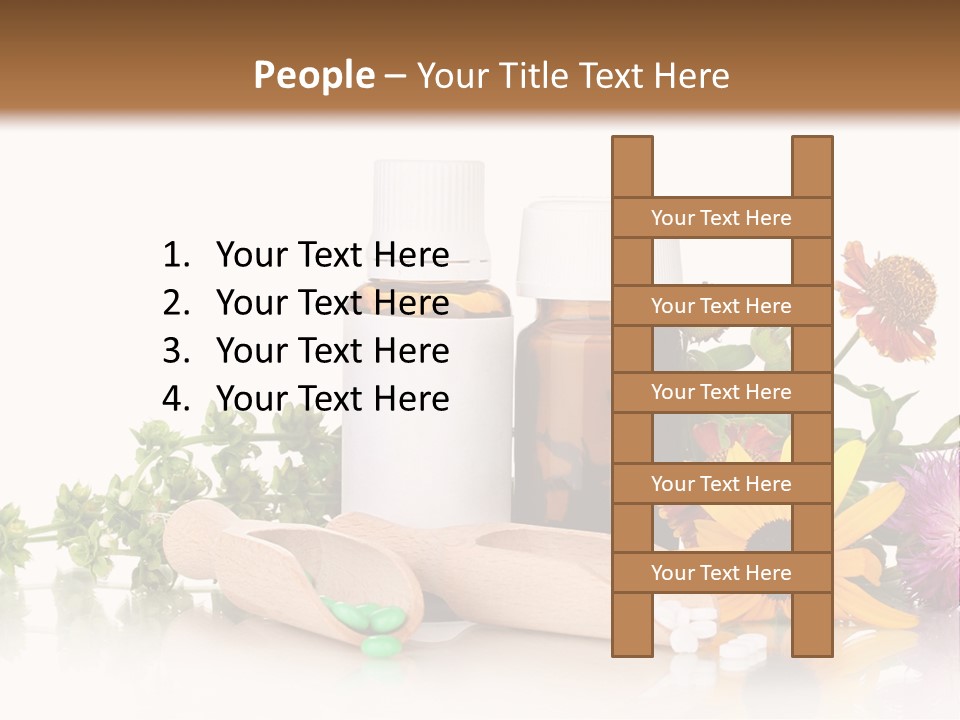 Brown Closeup Pharmacy PowerPoint Template