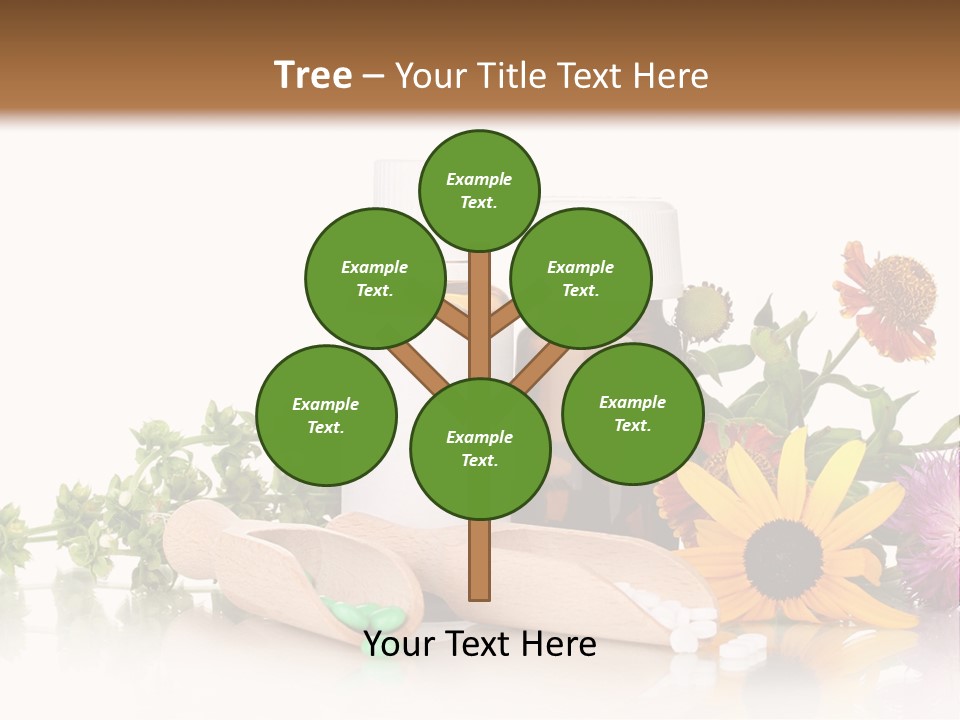 Brown Closeup Pharmacy PowerPoint Template