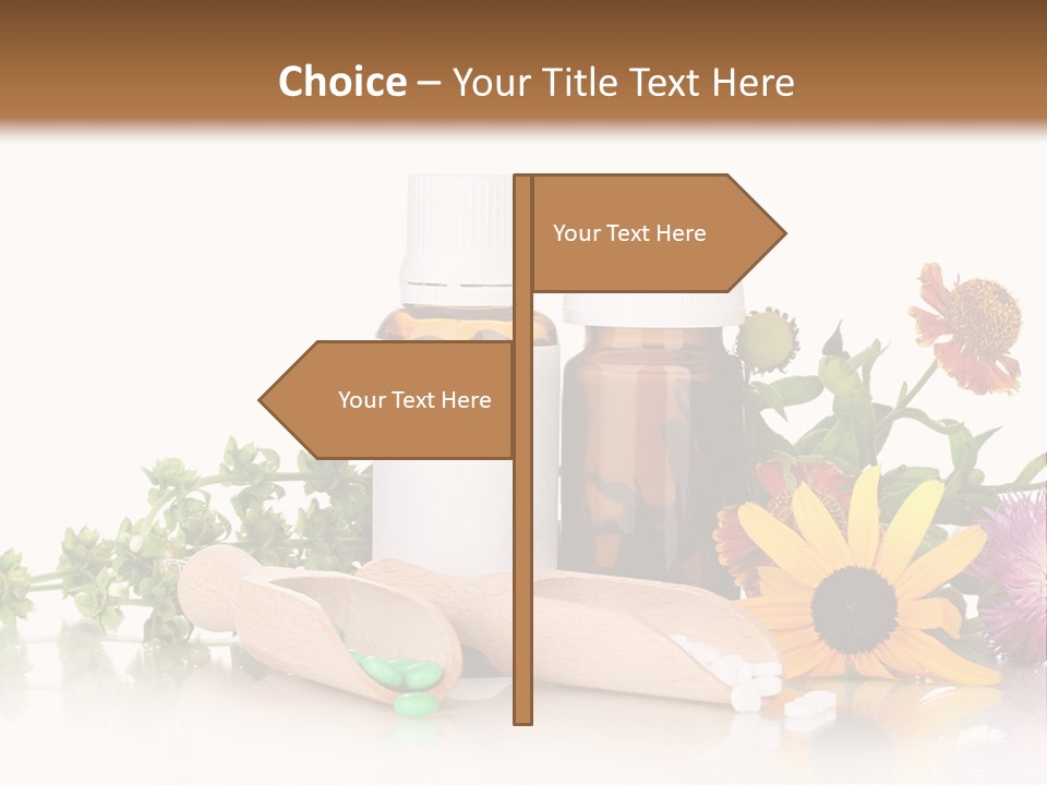 Brown Closeup Pharmacy PowerPoint Template