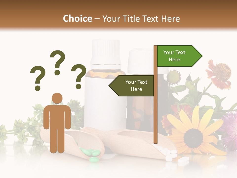 Brown Closeup Pharmacy PowerPoint Template