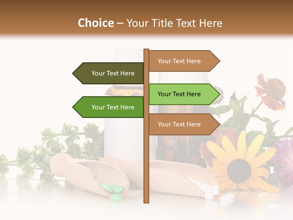 Brown Closeup Pharmacy PowerPoint Template