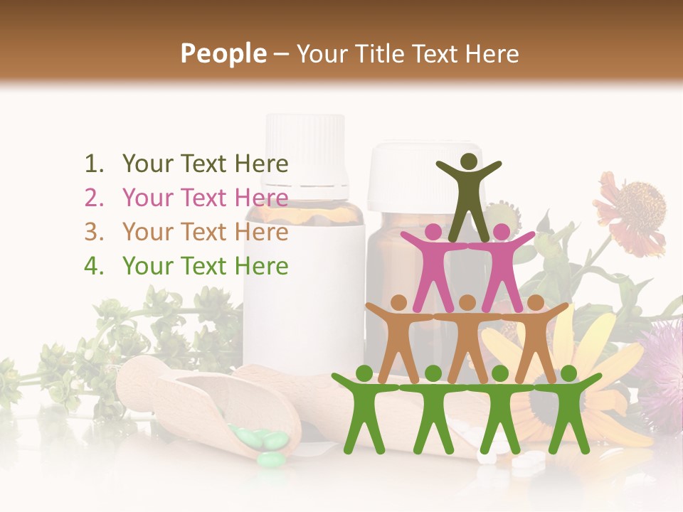 Brown Closeup Pharmacy PowerPoint Template