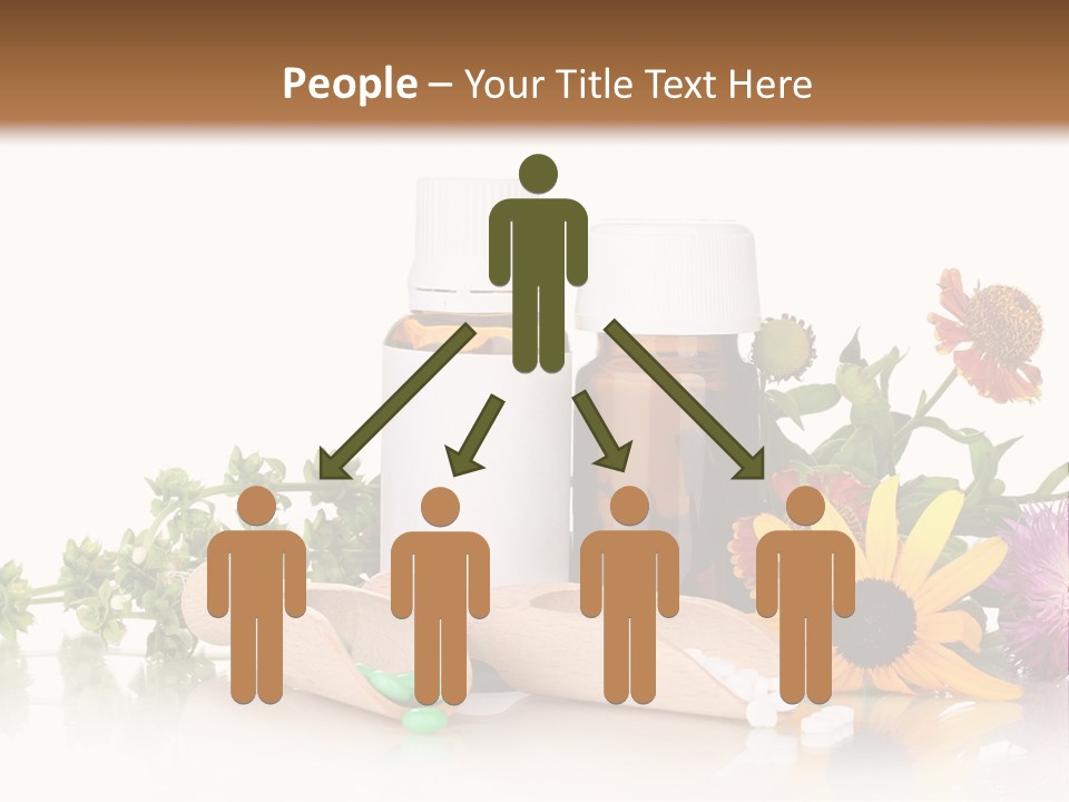 Brown Closeup Pharmacy PowerPoint Template