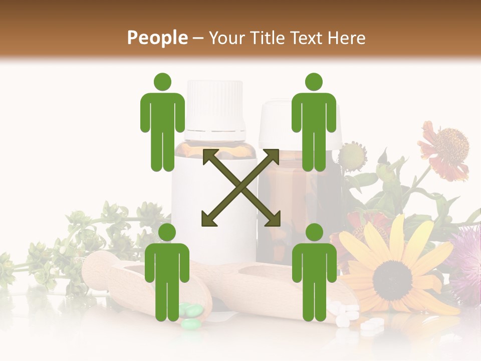 Brown Closeup Pharmacy PowerPoint Template