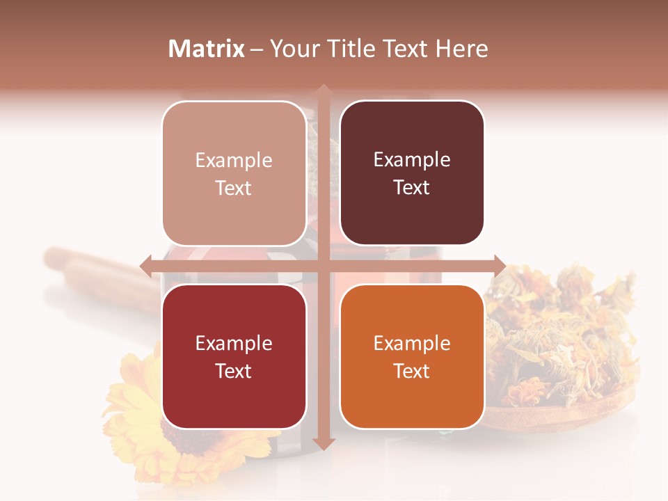 Sweet Wooden Plate PowerPoint Template