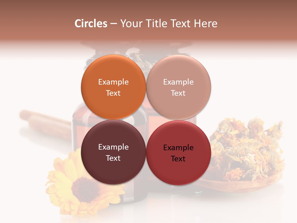 Sweet Wooden Plate PowerPoint Template