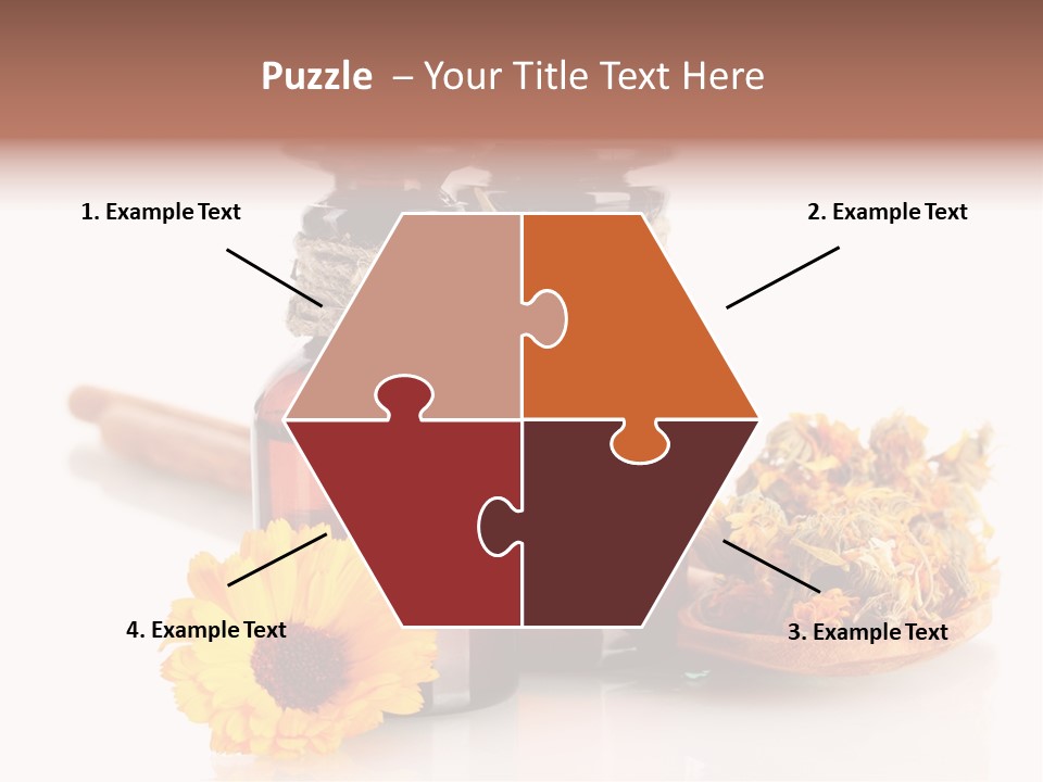 Sweet Wooden Plate PowerPoint Template