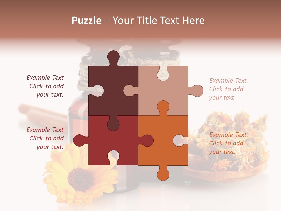 Sweet Wooden Plate PowerPoint Template