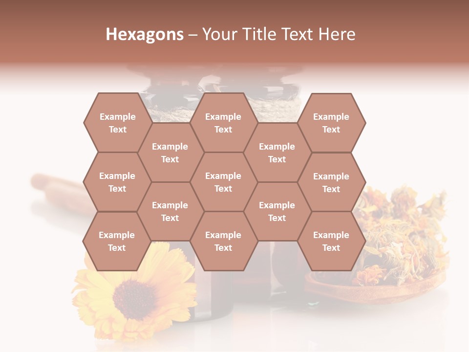 Sweet Wooden Plate PowerPoint Template