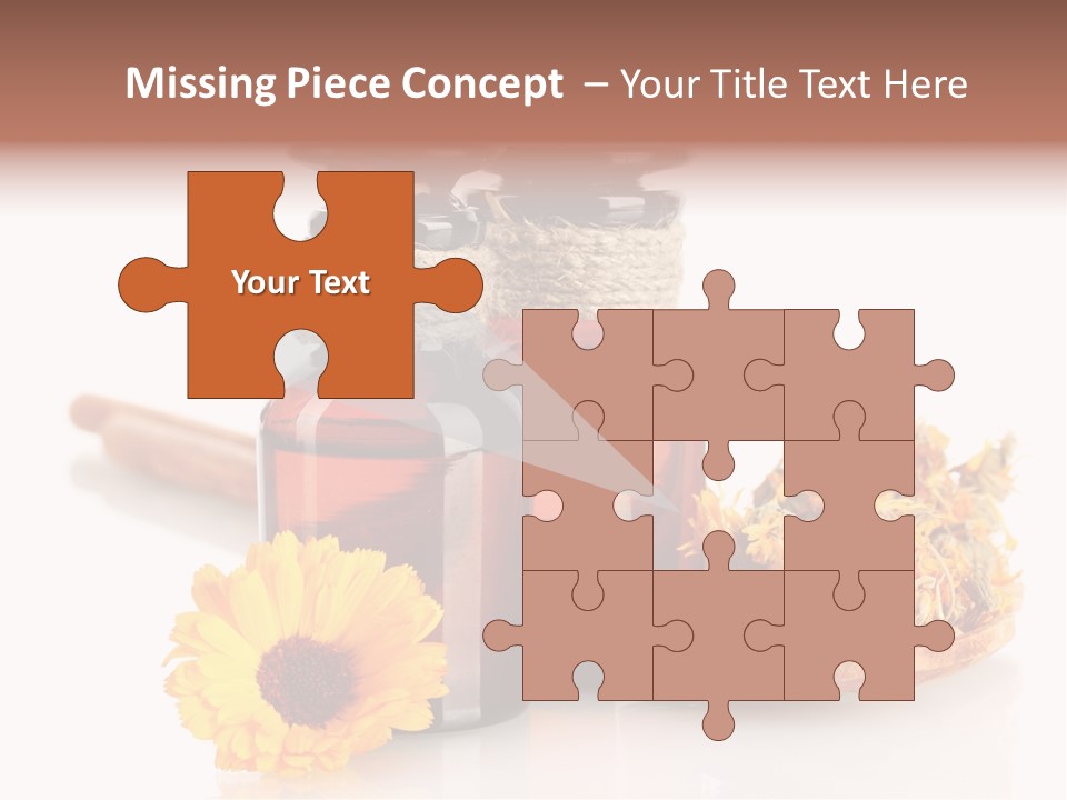 Sweet Wooden Plate PowerPoint Template